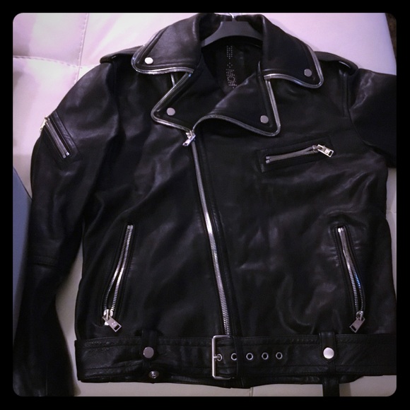 mcm men's leather jacket